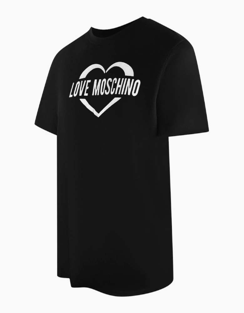 Bold Heart Logo Black T-Shirt