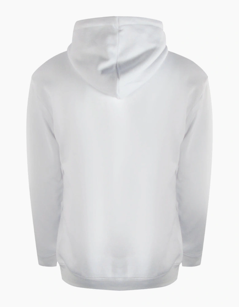 Plain Logo White Hoodie