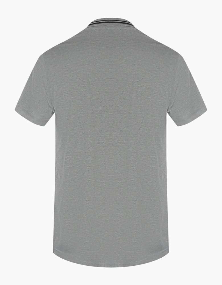 Box Logo Grey Polo Shirt