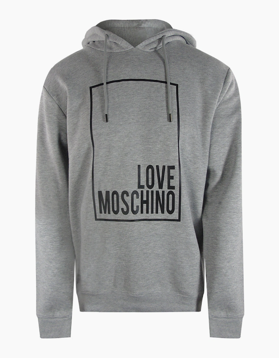 Love Moschino Box Logo Grey Hoodie, 4 of 3