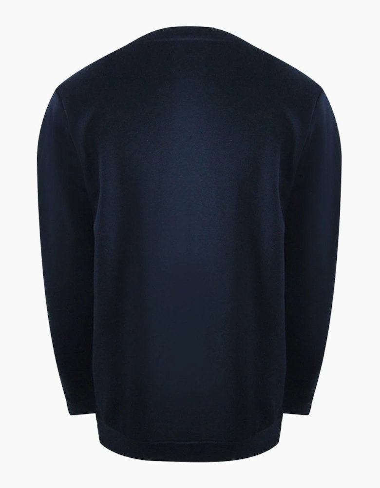 Box Logo Navy Blue Sweatshirt