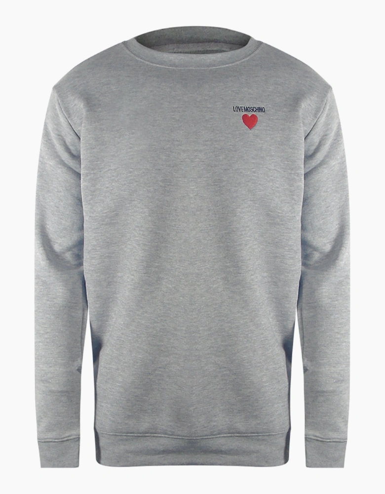 Heart Logo Grey Sweatshirt