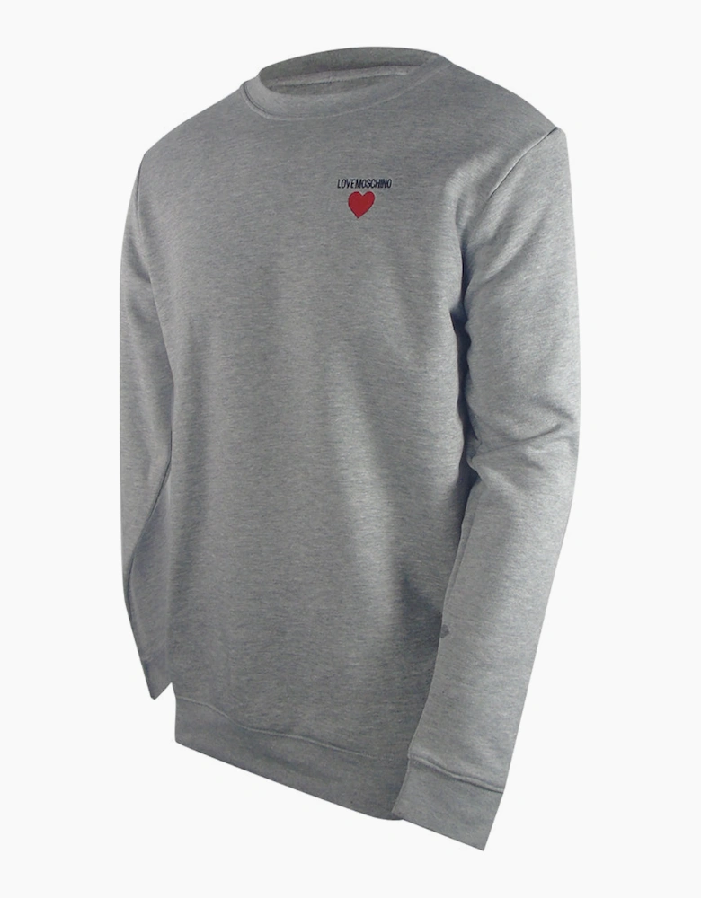 Heart Logo Grey Sweatshirt