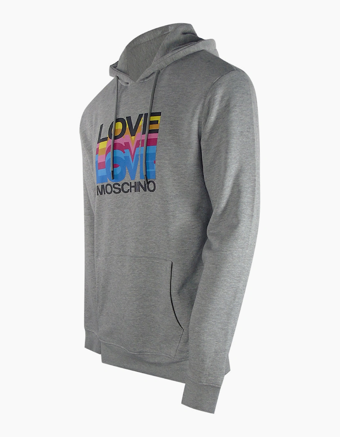 Multi Logo Grey Hoodie
