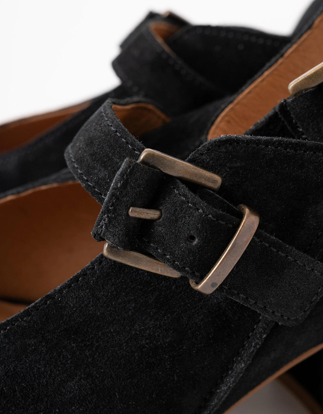 LONDON Rona Suede Womens Heels - Black