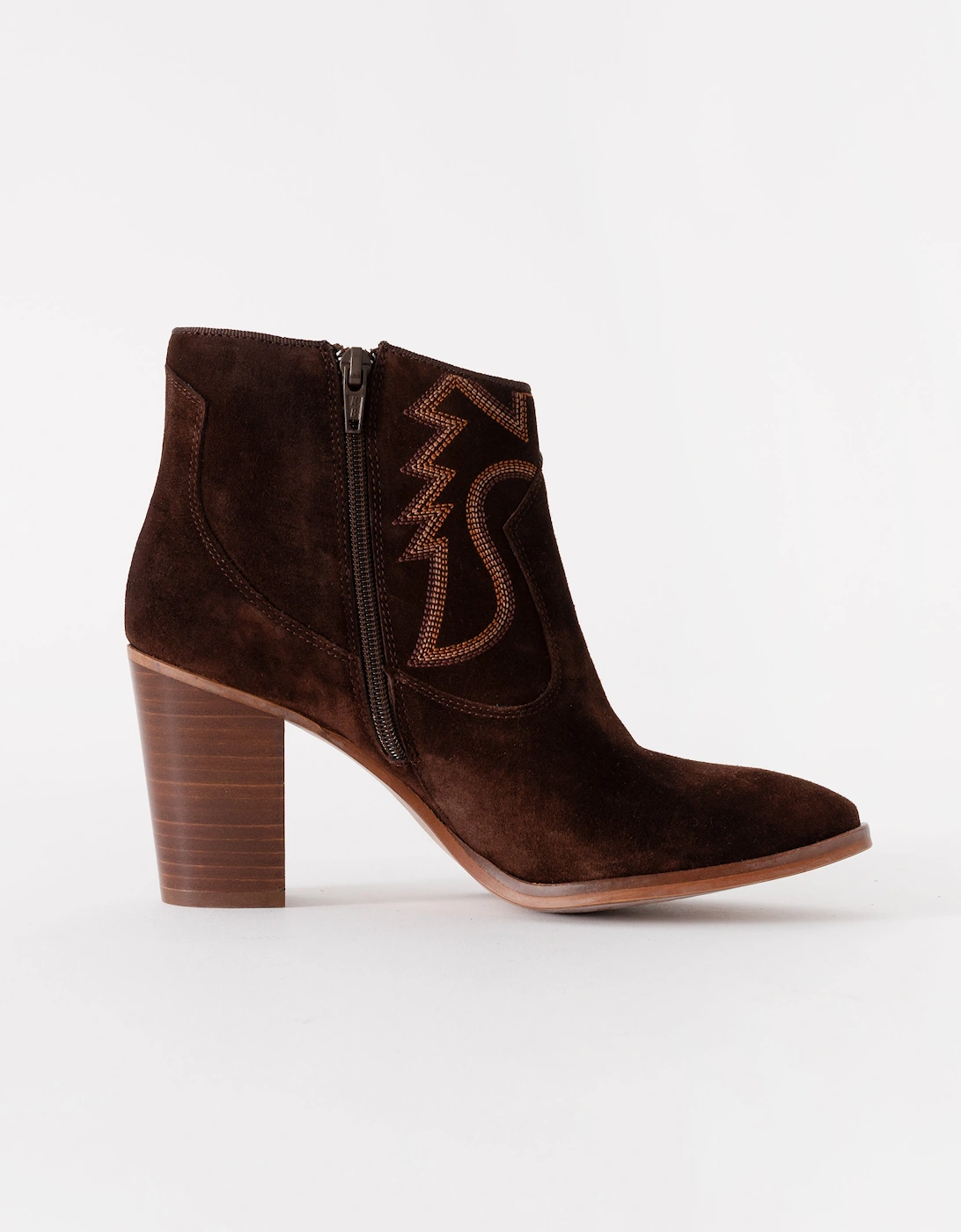 Adele Womens Suede Ankle Boots