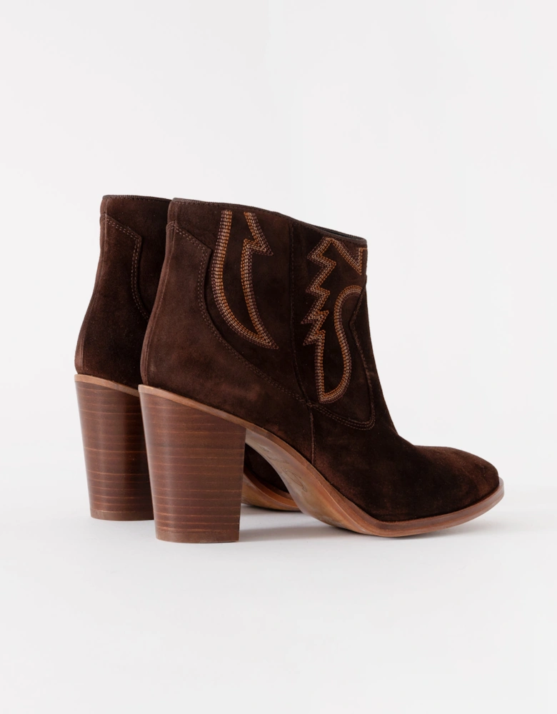 Adele Womens Suede Ankle Boots