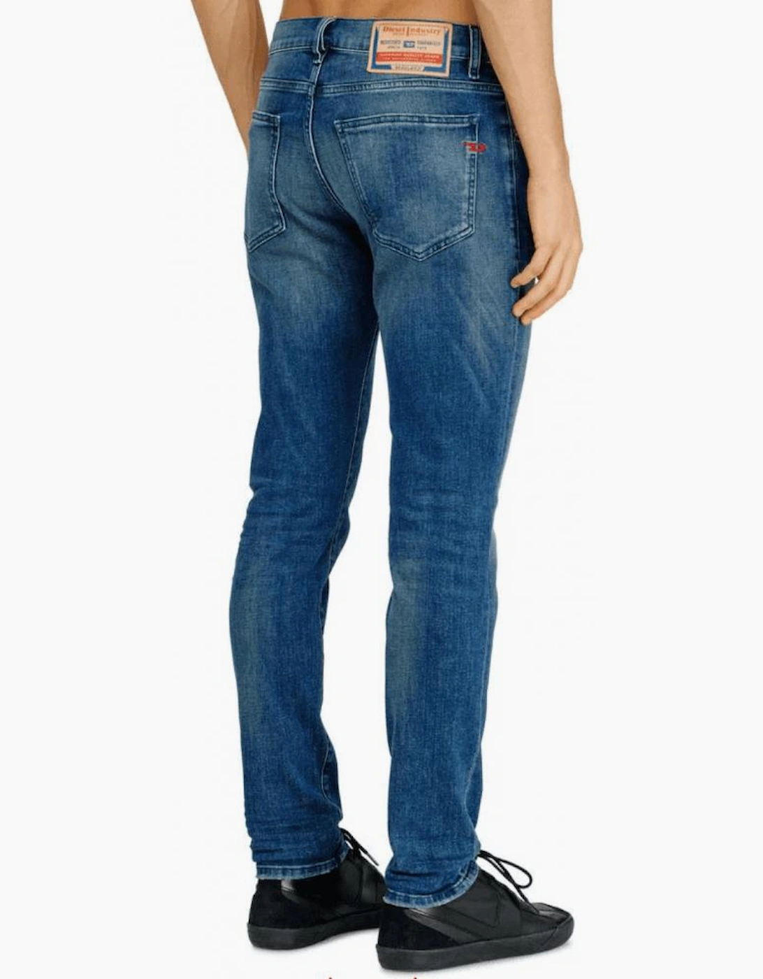 2019 D-Strukt Slim Fit Mid Wash Blue Jeans