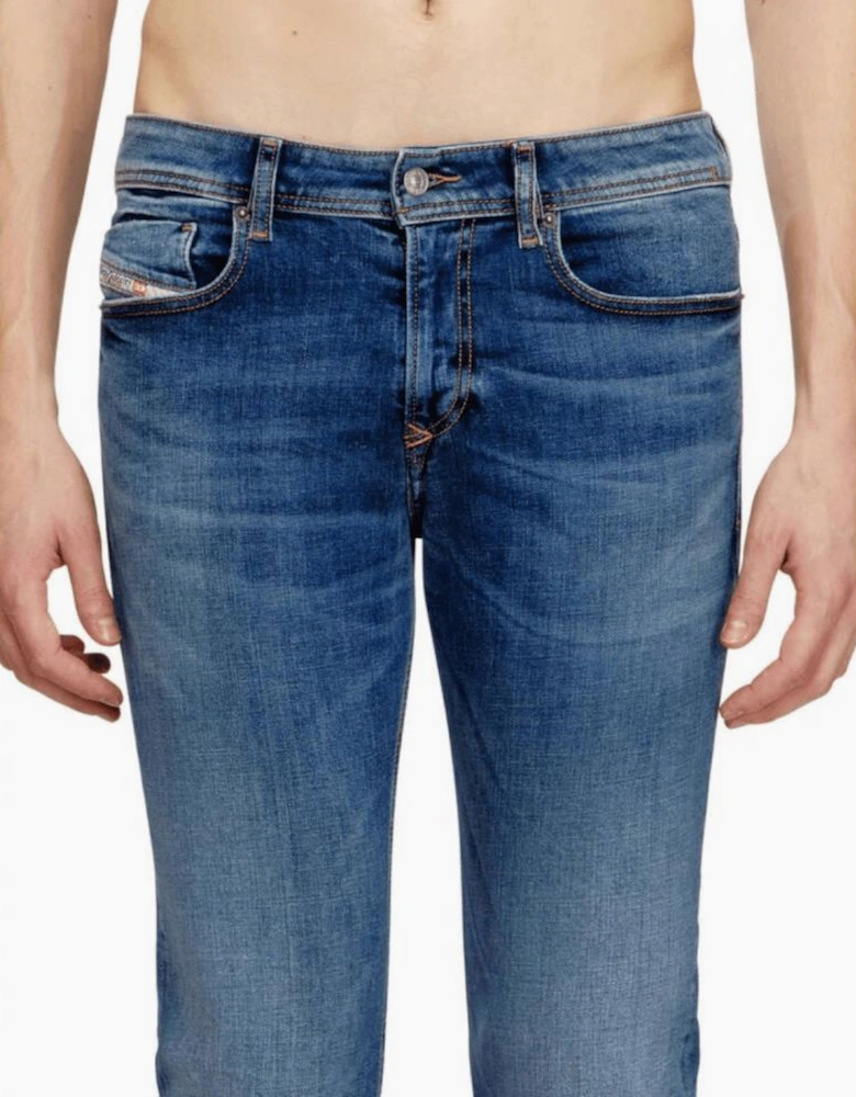 1979 Sleenker Skinny Fit Mid Wash Blue Jeans