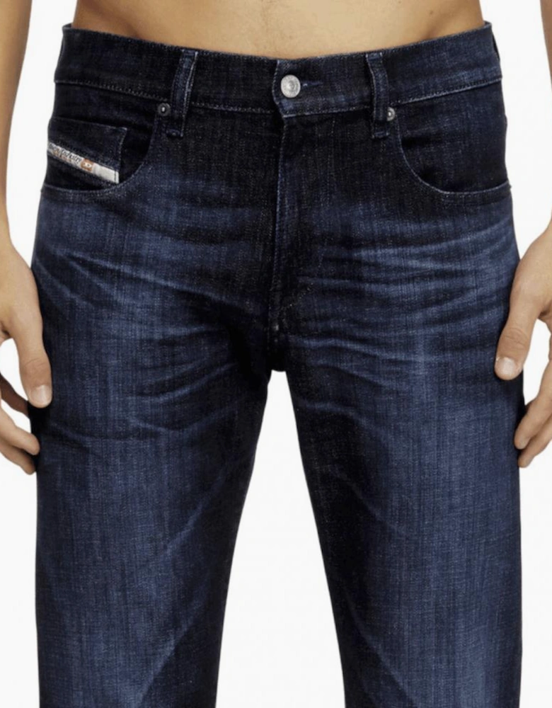 2019 D-STRUKT Slim Fit Dark Blue Jeans