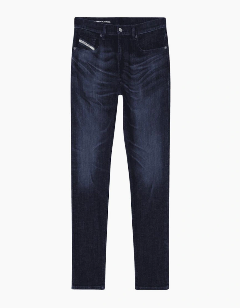 2019 D-STRUKT Slim Fit Dark Blue Jeans