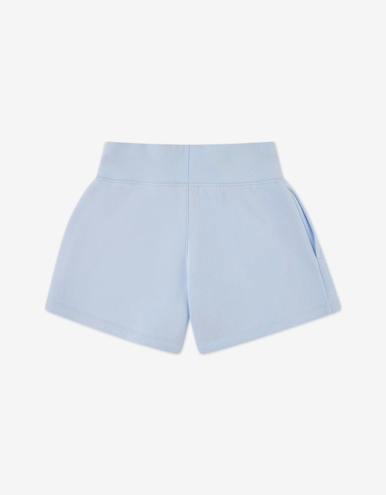 Jordan Girls WJ Brooklyn Fleece Shorts in Blue