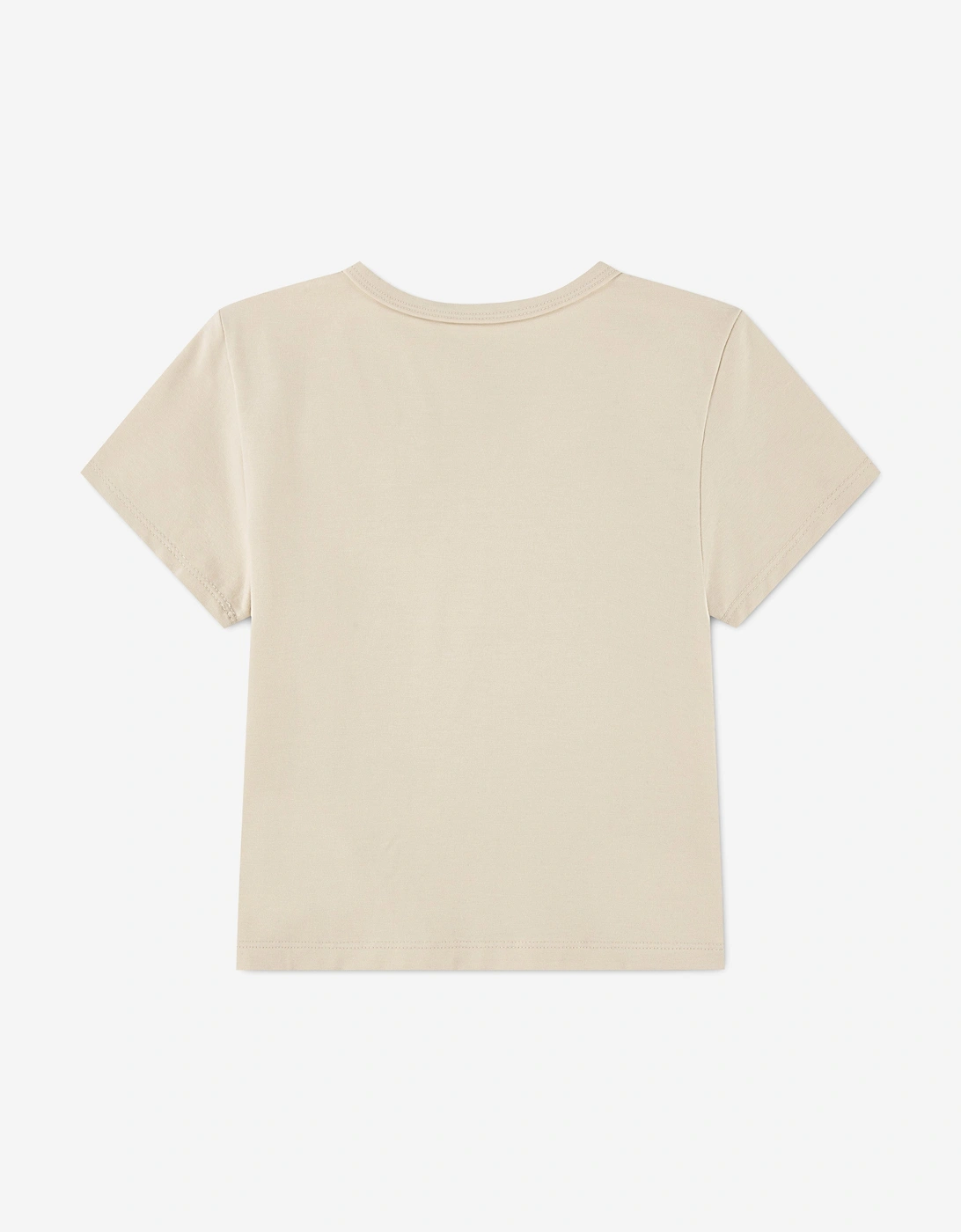 Jordan Girls MJ Brooklyn Essential T-Shirt in Beige