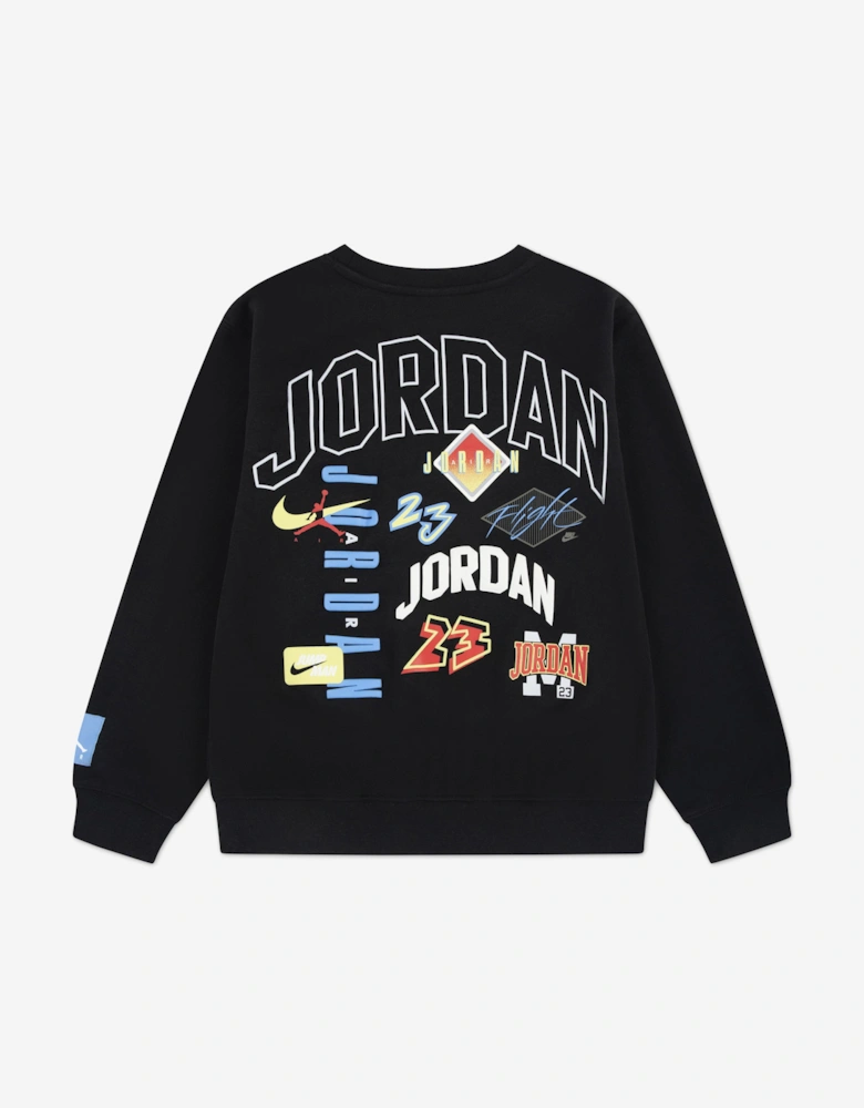 Jordan Boys MJ Dynasty Sweatshirt in Black