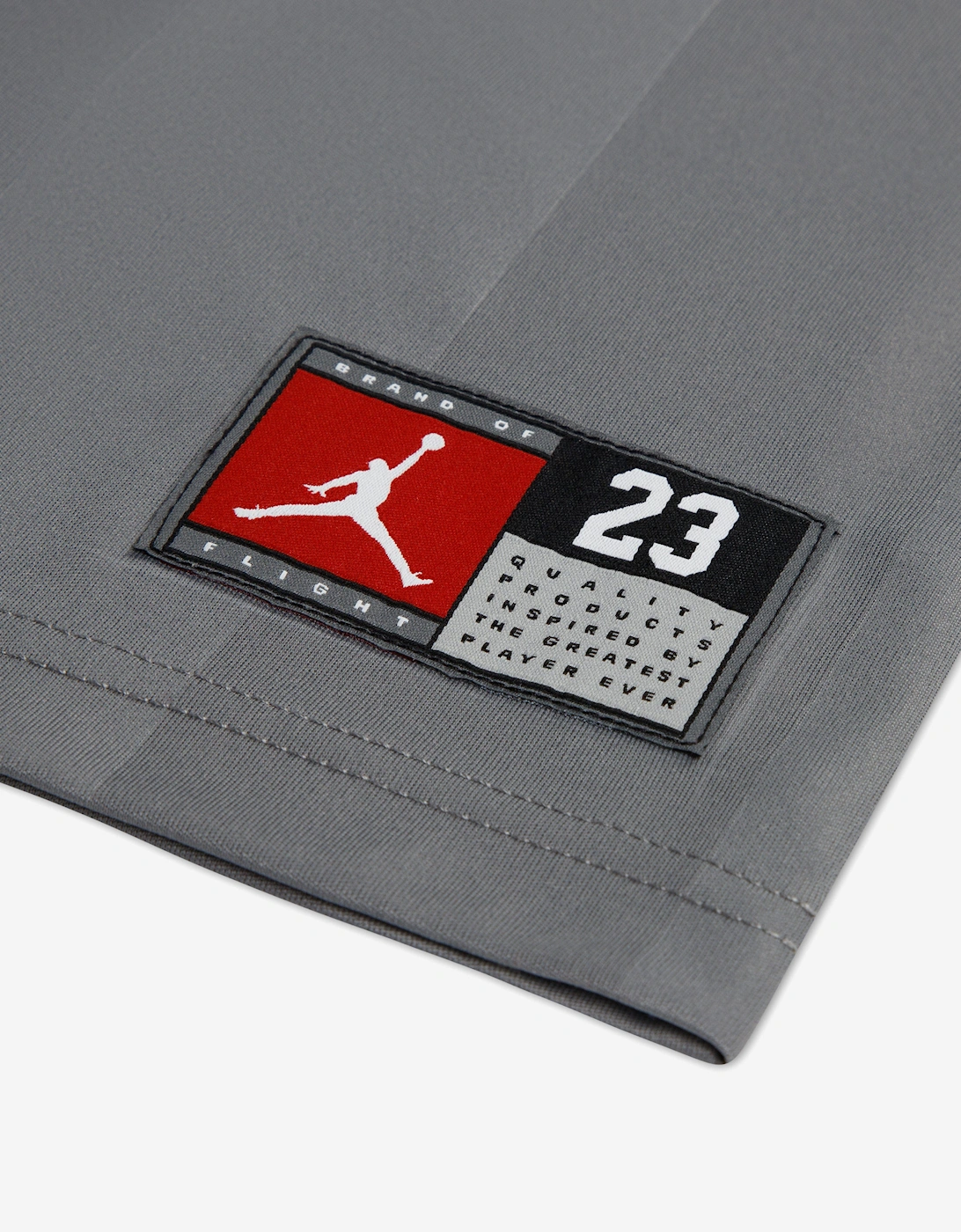 Jordan Boys MJ Sport Jersey T-Shirt in Grey