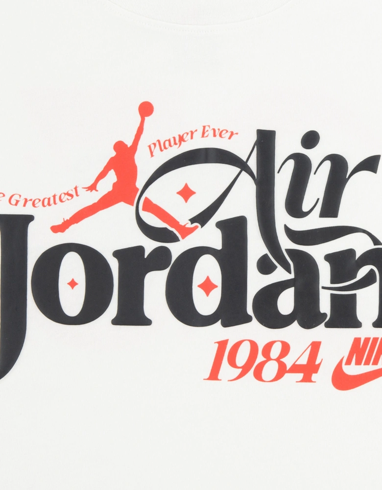 Jordan Girls 84 Dream T-Shirt in Ivory