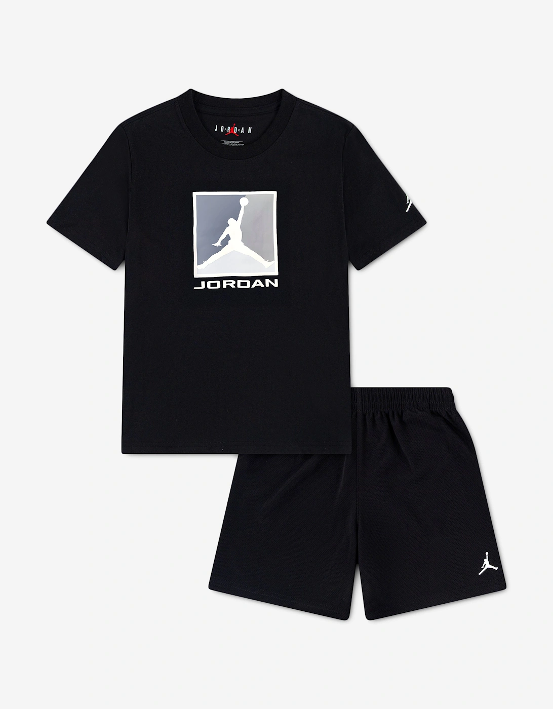 Jordan Boys MJ Brooklyn BL Mesh Short Set in Black, 5 of 4