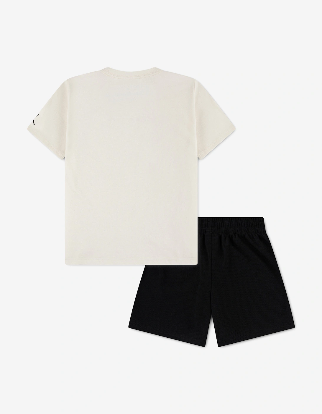 Jordan Boys MJ Brooklyn BL Mesh Short Set in Ivory