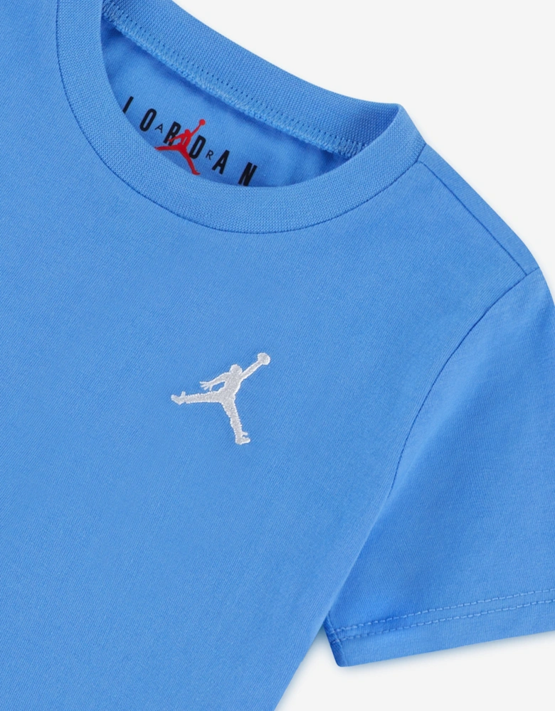 Jordan Baby Boys MJ Brooklyn Essential Fleece Short Set in Blue