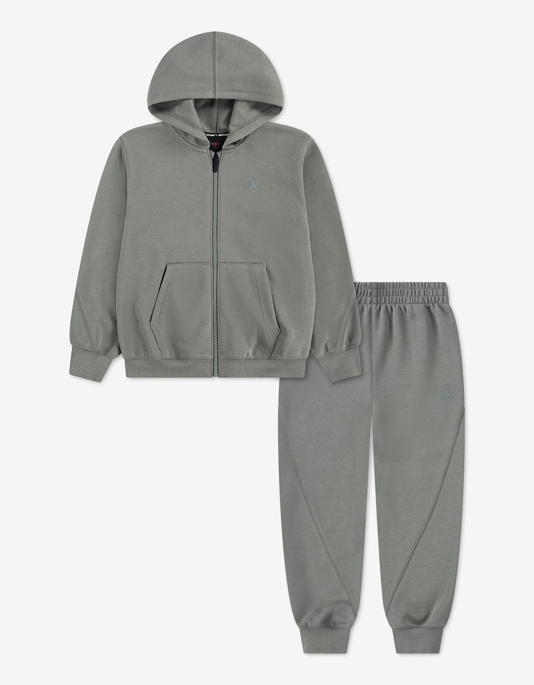 Nike Jordan Boys Green 'S Jordan Mj Core Sport Fz Tracksuit In - Size: 6 Years/7 Years Kids