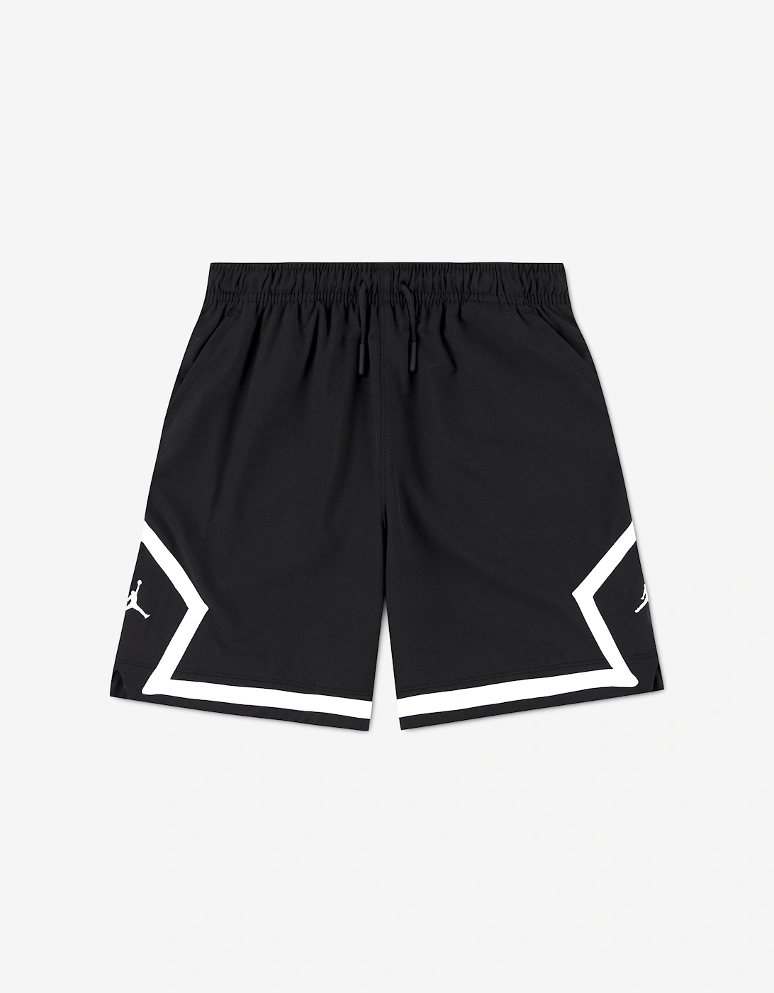 Jordan Boys MJ Diamond Woven Shorts in Black, 5 of 4
