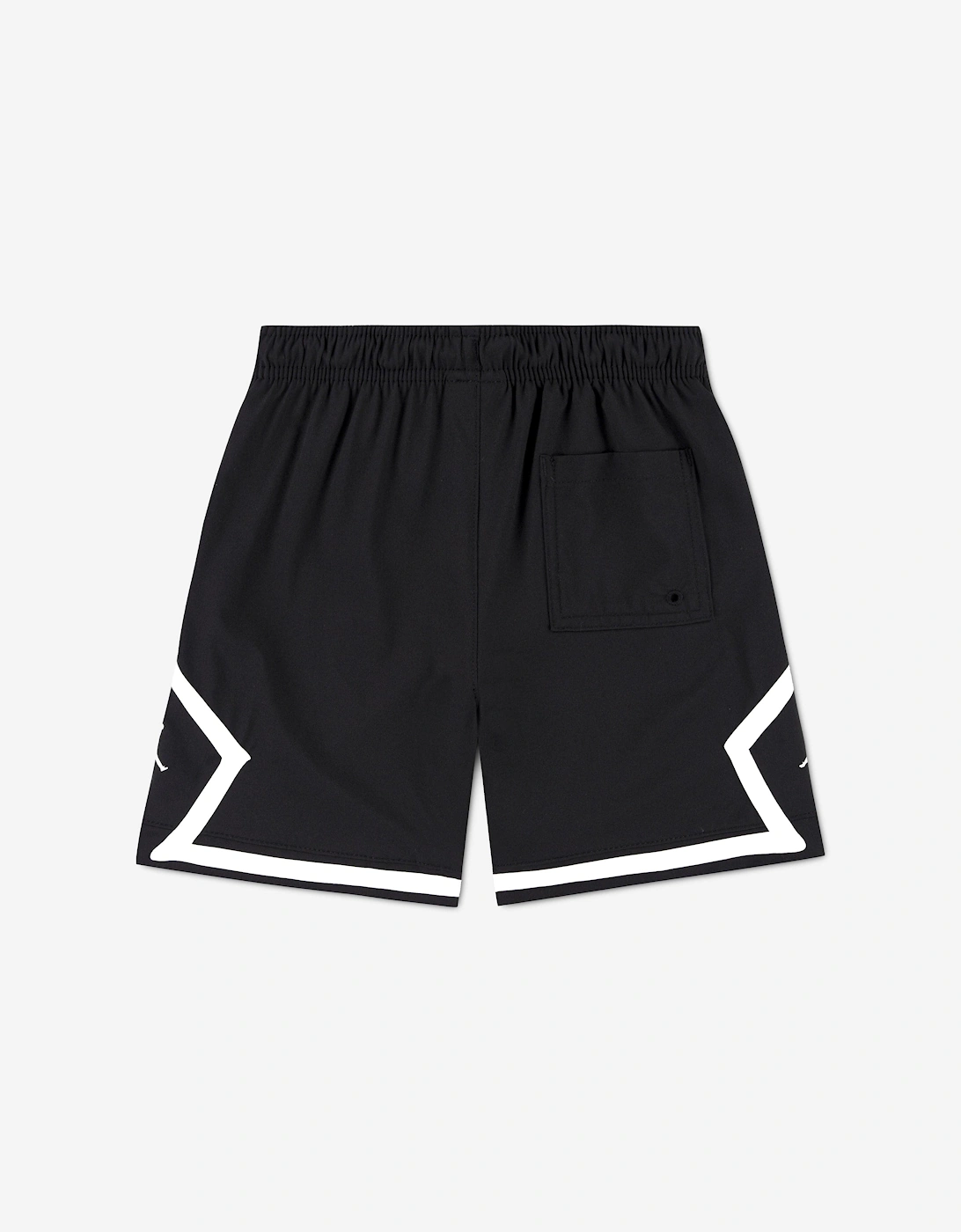 Jordan Boys MJ Diamond Woven Shorts in Black