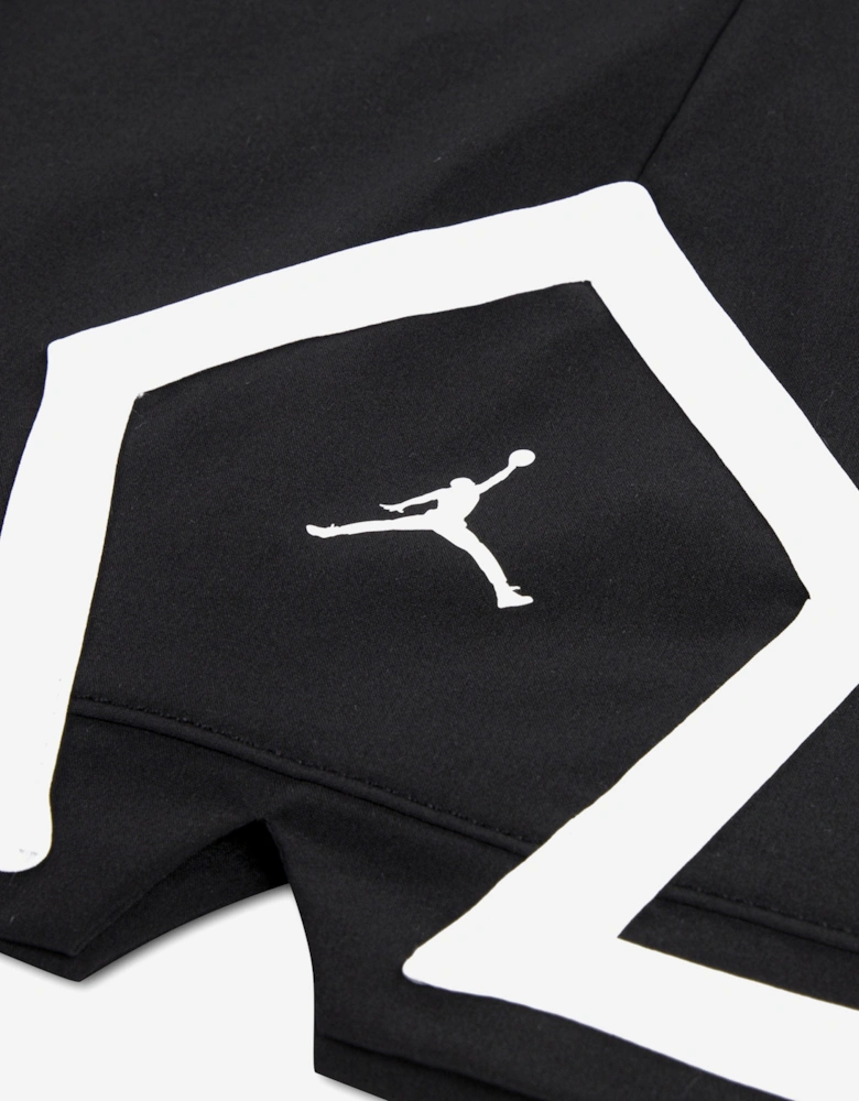 Jordan Boys MJ Diamond Woven Shorts in Black