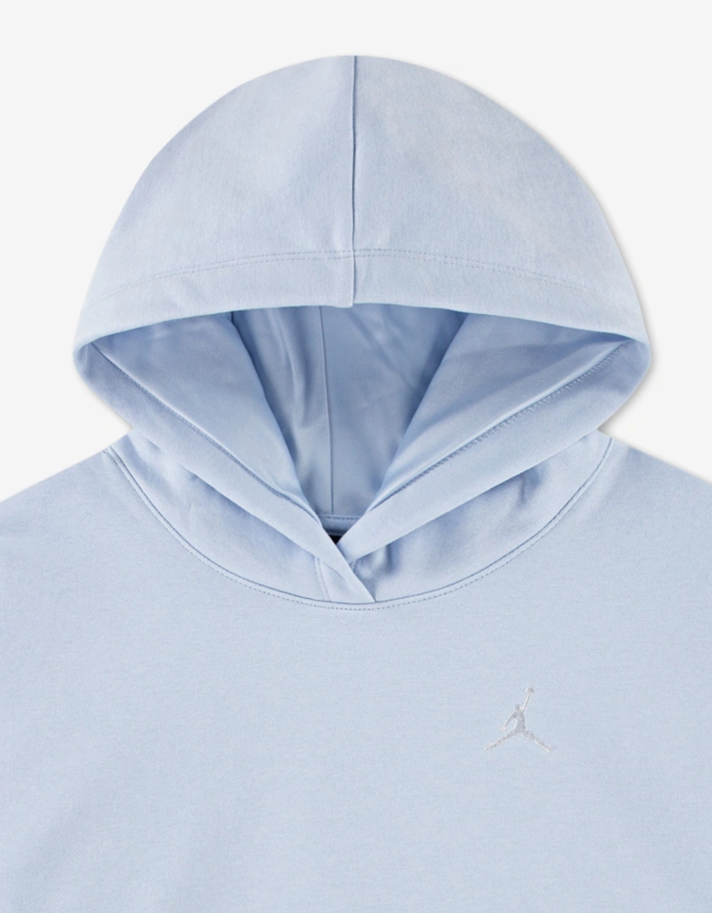 Jordan Girls WJ Brooklyn Fleece Hoodie in Blue