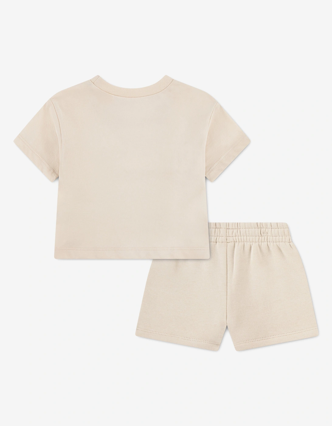 Jordan Girls Brooklyn Essential Fleece Short Set in Beige
