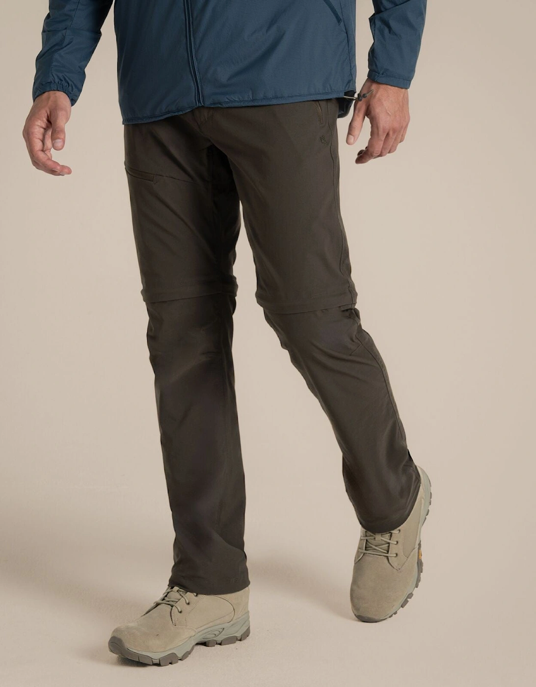 Craghoppers Mens NosiLife Pro III Zip Off Walking Trousers, 2 of 1