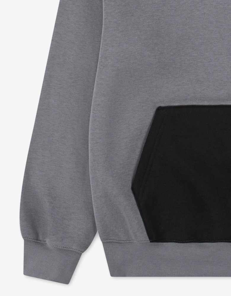 Jordan Boys MJ Brooklyn Fleece Hoodie in Grey