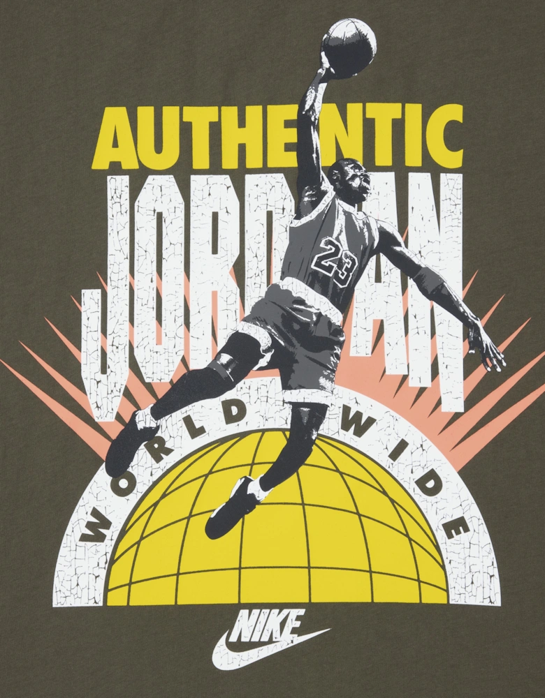 Jordan Boys Authentic Jordan T-Shirt in Green