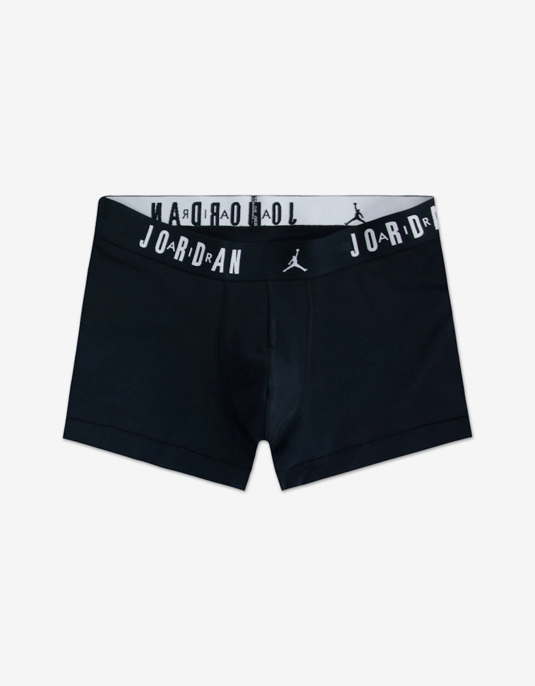 Jordan Boys Flight Cotton 3 Pack Boxer Shorts Set in Red