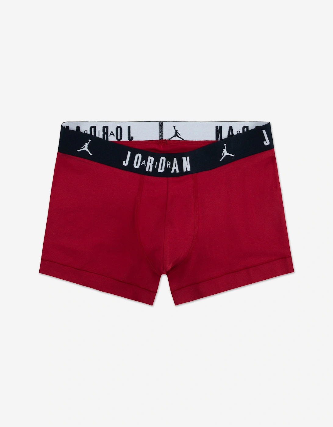 Jordan Boys Flight Cotton 3 Pack Boxer Shorts Set in Red