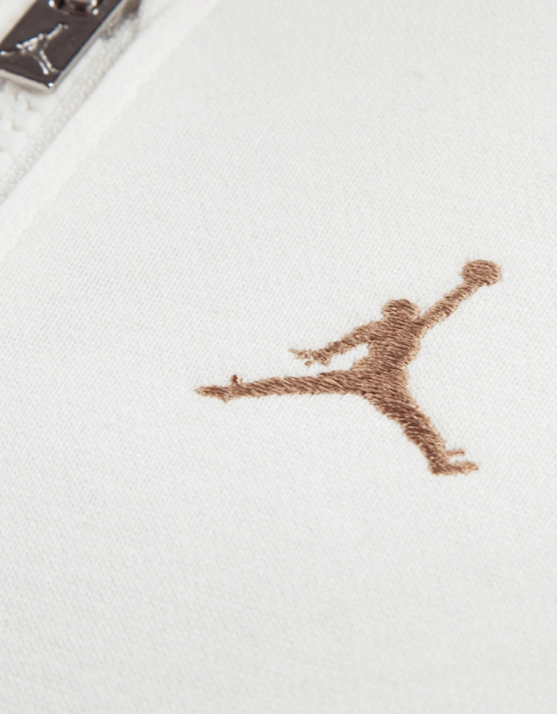 Jordan Kids MJ Brooklyn Fleece FZ Tracksuit in Beige