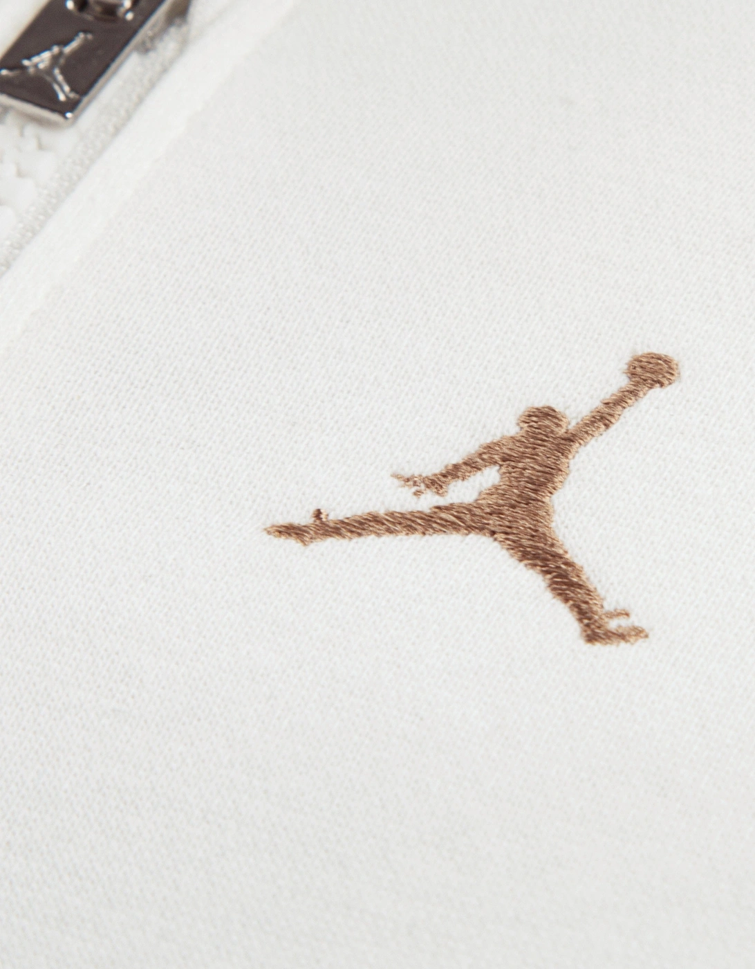 Jordan Kids MJ Brooklyn Fleece FZ Tracksuit in Beige