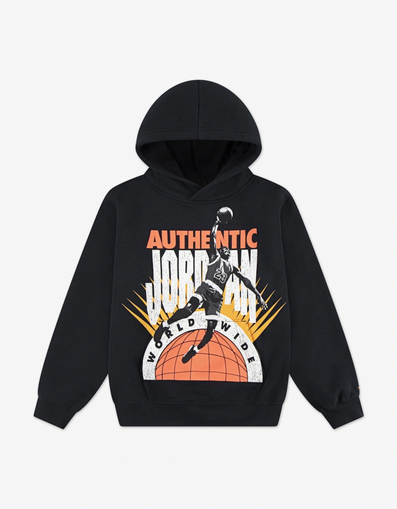 Jordan Boys Authentic Jordan Hoodie in Grey