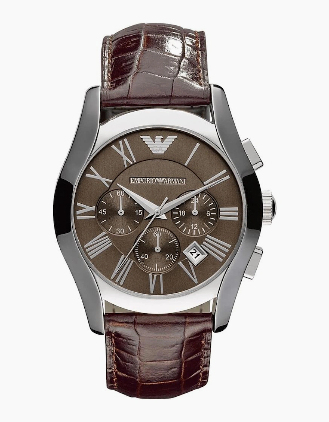 Emporio Armani Men's Emporio Armani AR0671 Velente Chronograph Men's Watch - Brown