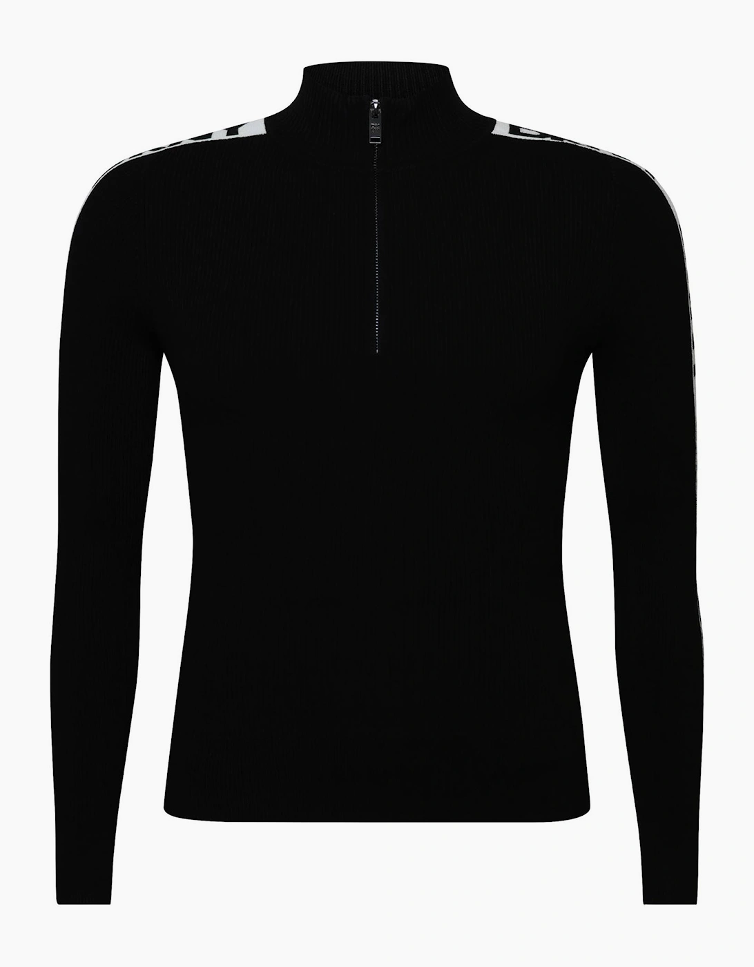 Long Sleeve 1/4 Zip Logo Sweater, 3 of 2