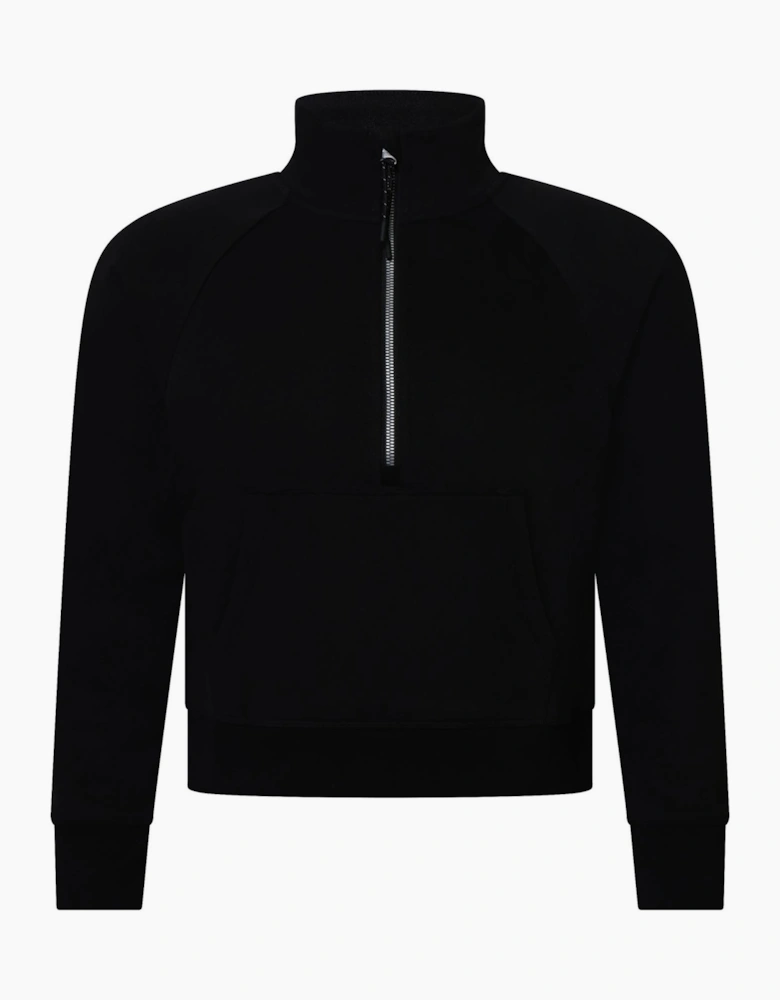 Half Zip Logo Pullover Sweatshirt