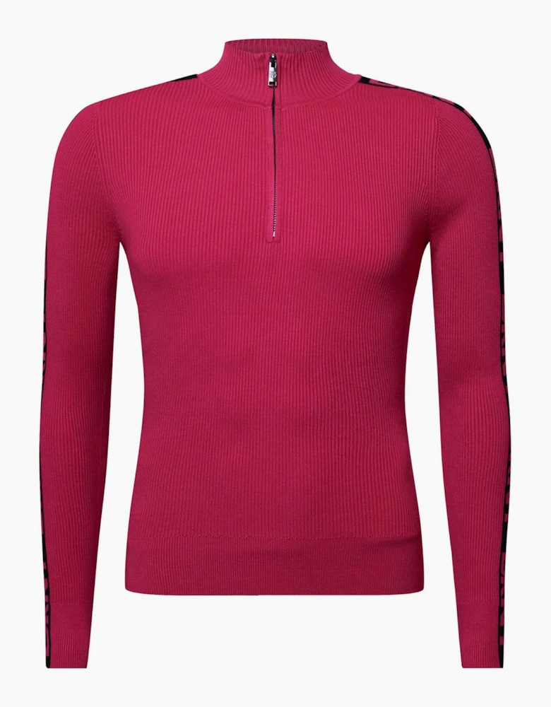 Long Sleeve 1/4 Zip Logo Sweater