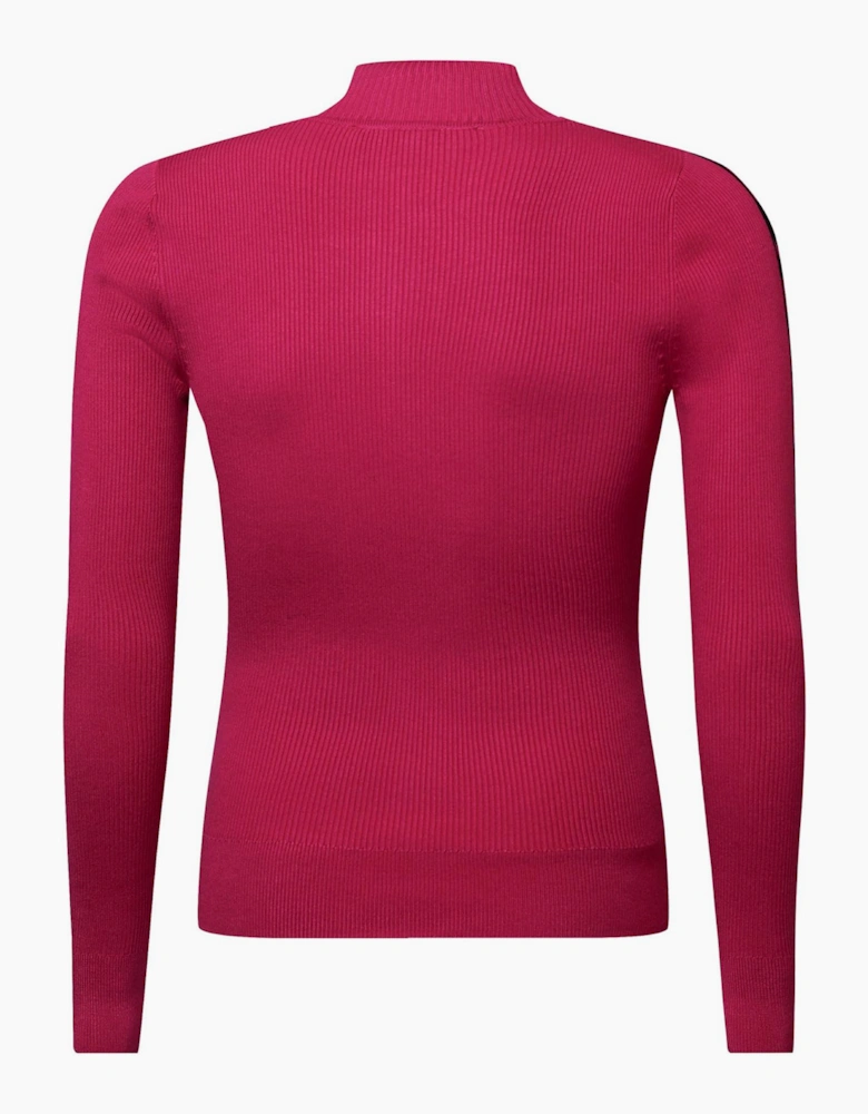 Long Sleeve 1/4 Zip Logo Sweater