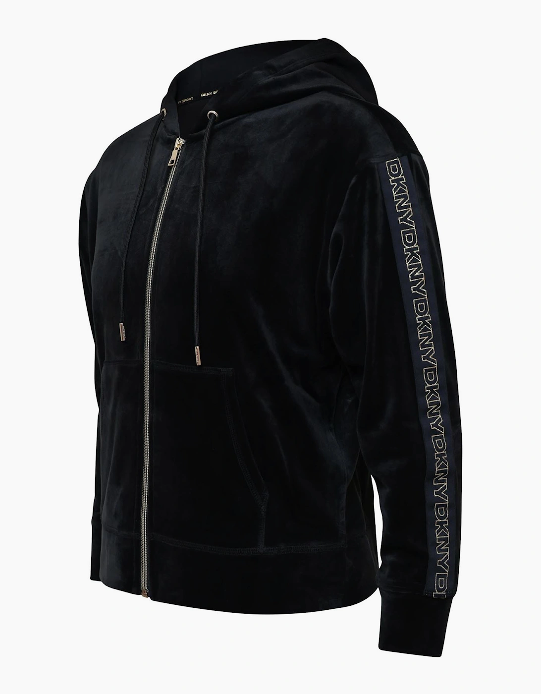 Velour Full-Zip Hoodie