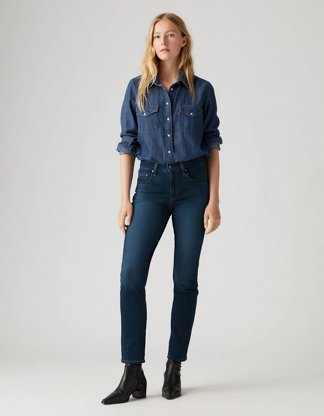 724 High Rise Straight-Fit Jeans