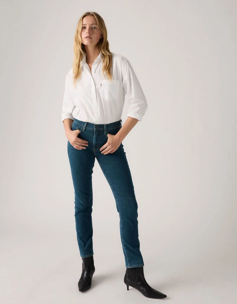 724 High Rise Straight-Fit Jeans