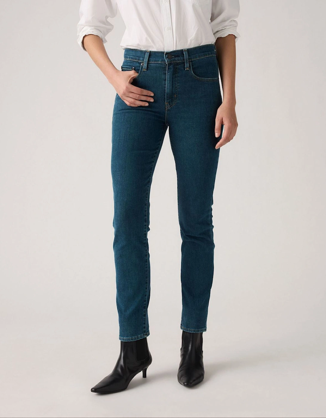 724 High Rise Straight-Fit Jeans