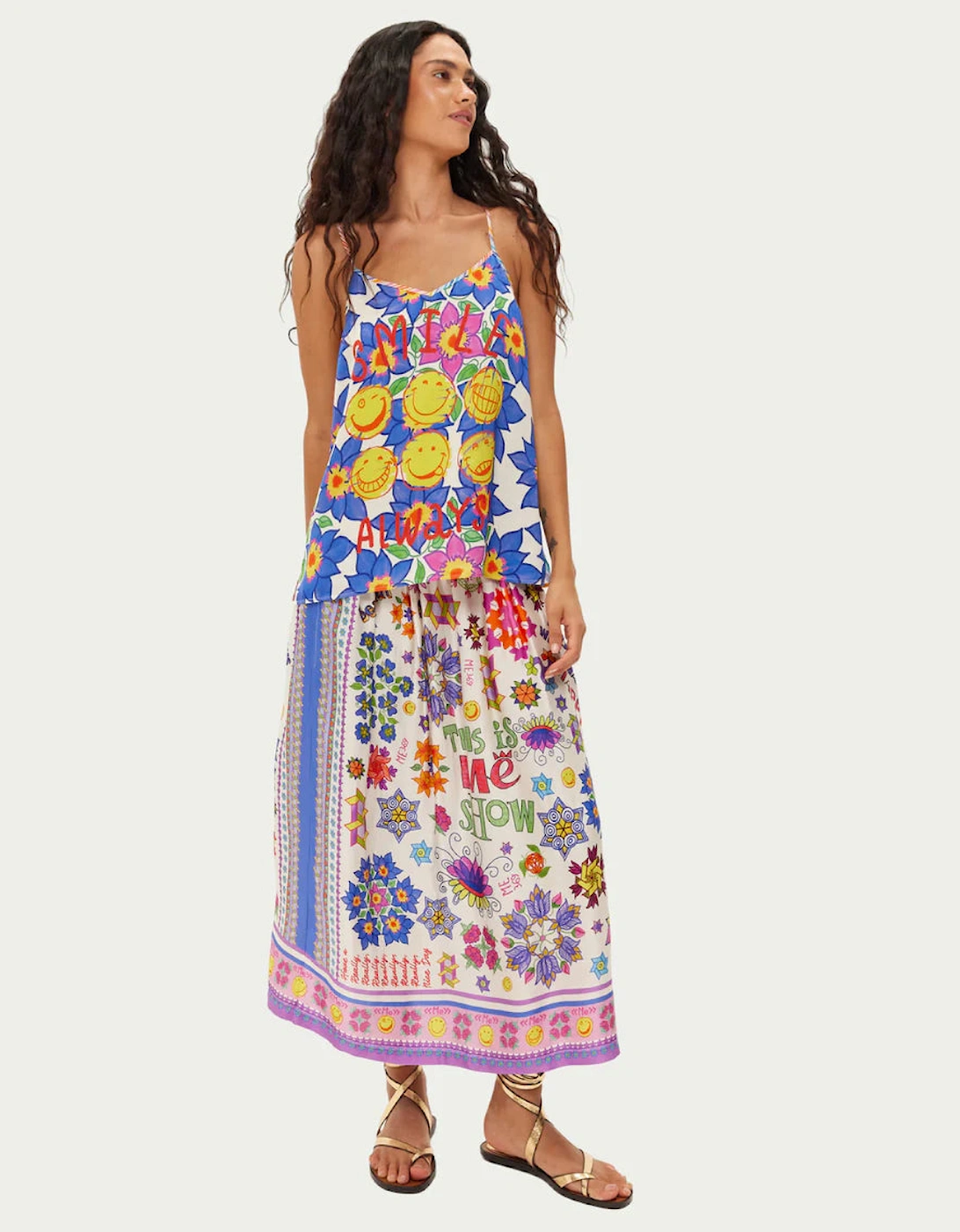 Vanessa printed midi skirt, 4 of 3