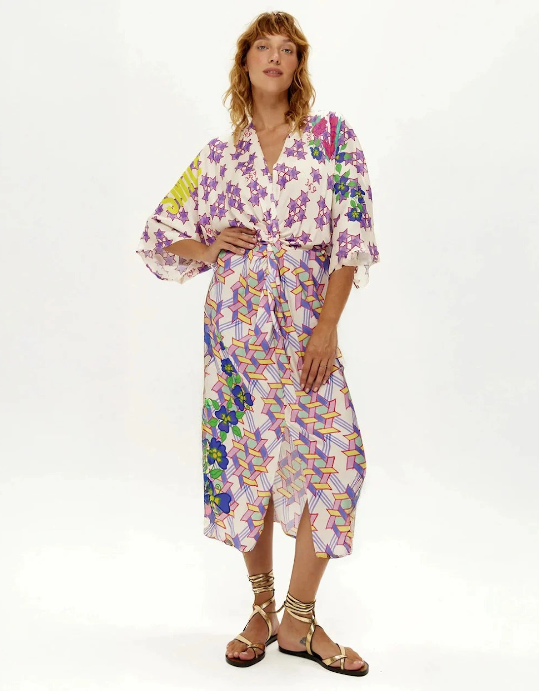 Camila dress in markers print, 3 of 2