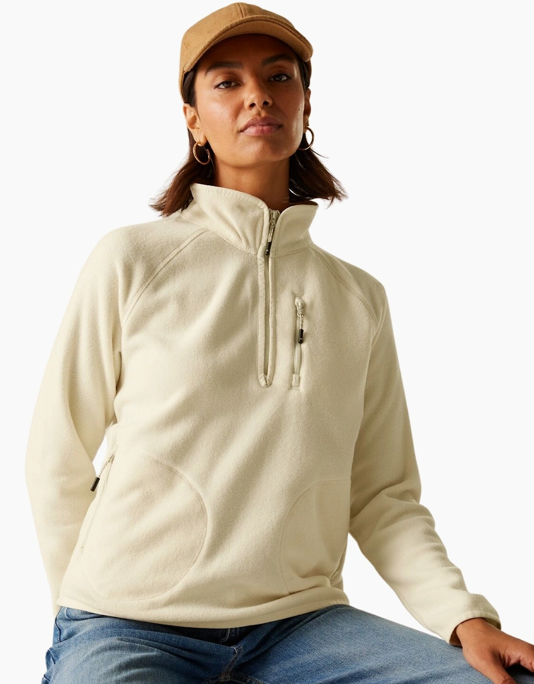 Womens Frankie Lightweight Half Zip Fleece, 2 of 1