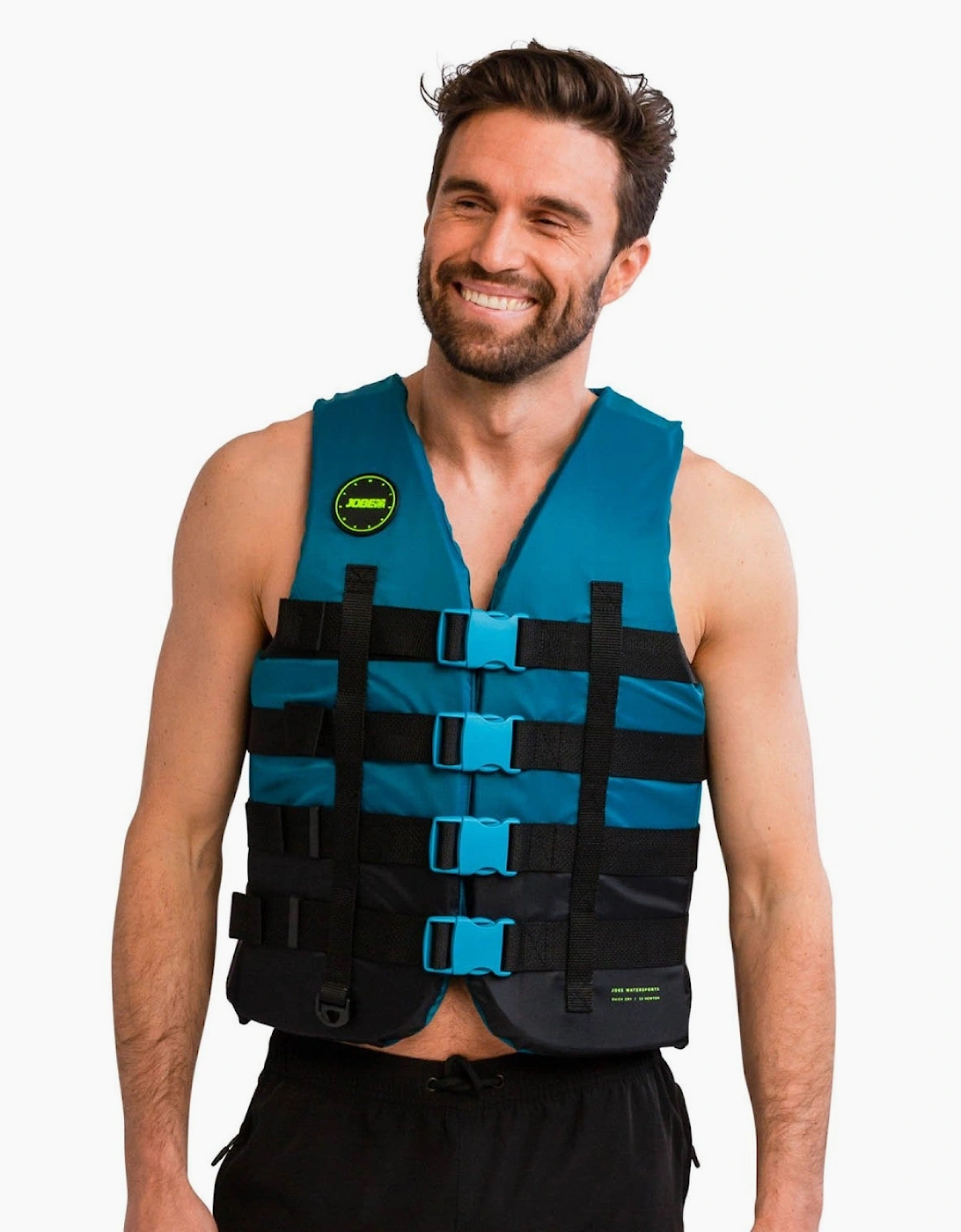 Jobe Men's Blue/Green 4 Buckle Vest Life Vest  38/Regular M